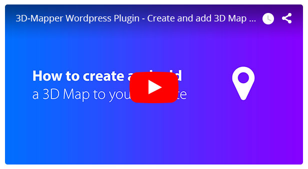 3D-Map WordPress Plugin - 3D Mapper - 9