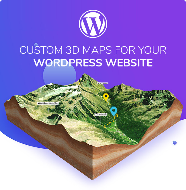 3D Map WordPress Plugin - 3D-Mapper - 1