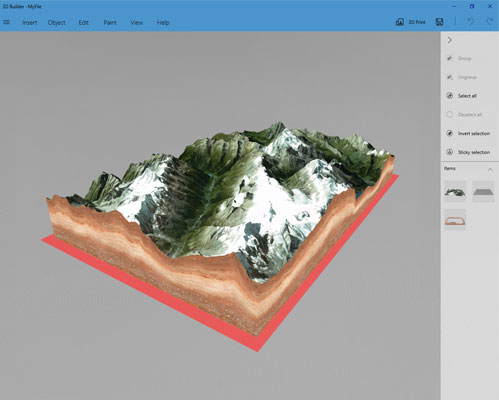 3D print your 3D map - 3d-mapper.com - Create custom 3D maps online