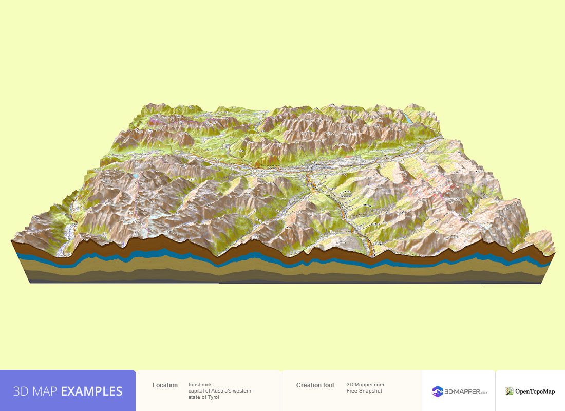 Адлер 3d карта