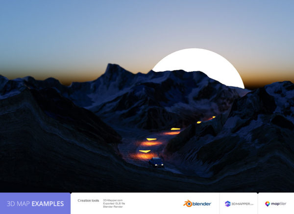 Free Blender addon 3D map | Create Custom 3D Maps Online