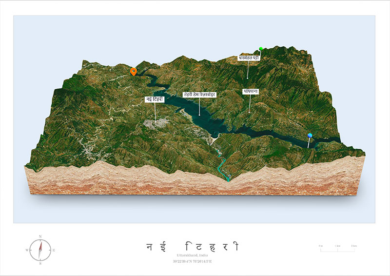 Indian 3d Map 