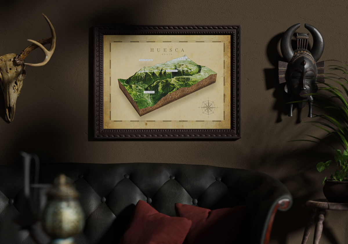 Spain 3D map | Create Custom 3D Maps Online